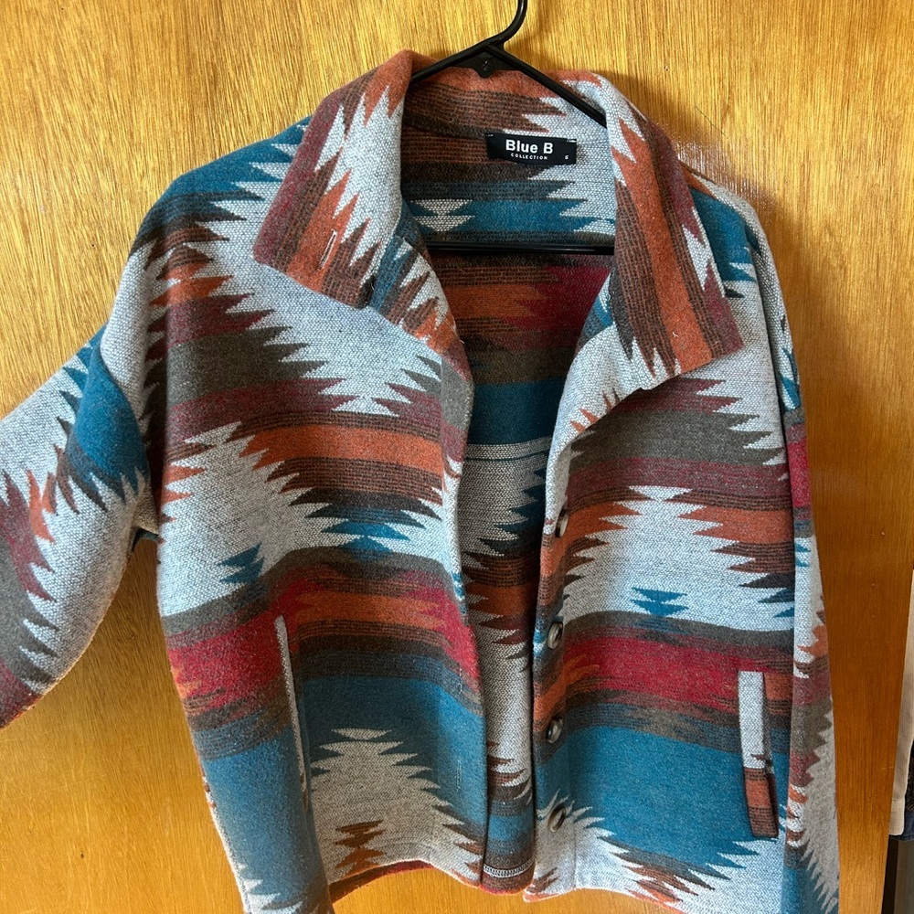Blue B Women's Southwestern Patterned Jacket
